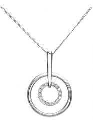 Revoni Złoty naszyjnik z diamentową zawieszką - dł. 46 cm rozmiar: onesize. Szare naszyjniki damskie Revoni, z diamentem, złote. Za 1,087.99 zł.