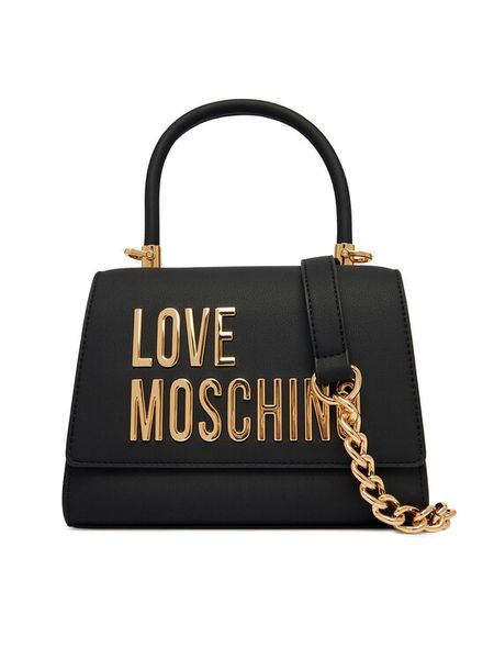 LOVE MOSCHINO Torebka JC4024PP1OKD0000 Czarny. Czarne torebki klasyczne damskie Love Moschino, ze skóry, bez dodatków. Za 1,009.00 zł.
