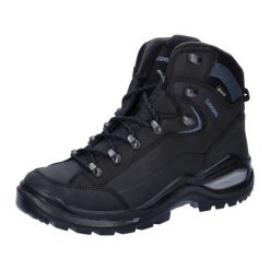 Buty trekkingowe damskie Lowa Renegade Evo Mid Gtx. Czarne obuwie trekkingowe damskie Lowa, z materiału, za kostkę, bez zapięcia. Za 978.70 zł.