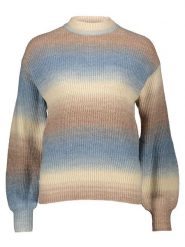 Garcia Sweter w kolorze beżowo-niebieskim rozmiar: L. Brązowe swetry klasyczne damskie Garcia, l, z wełny, bez kołnierzyka. Za 96.60 zł.