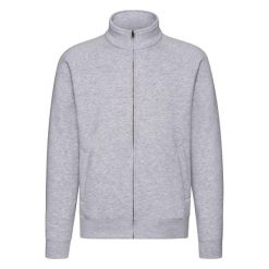 Kurtka Unisex Premium Plain Dla Dorosłych. Szare kurtki damskie Fruit of the Loom, xl, bez wzorów, bez kaptura. Za 176.99 zł.
