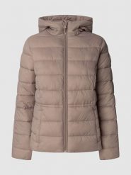 Pepe Jeans Kurtka pikowana w kolorze beżowym rozmiar: L. Brązowe kurtki damskie Pepe Jeans, l, bez wzorów, z jeansu, bez kaptura. Za 223.99 zł.