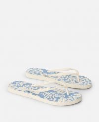Japonki damskie Rip Curl Mixed Bloom Open Toe. Niebieskie klapki damskie Rip Curl, bez wzorów, z otwartym noskiem, bez obcasa, bez zapięcia. Za 94.99 zł.