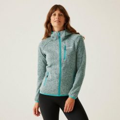 Bluza damska z kapturem Regatta Newhill II. Niebieskie bluzy damskie Regatta, m, bez wzorów, z dzianiny, z kapturem. Za 268.25 zł.