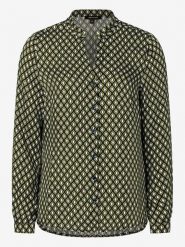 More & More Bluzka w kolorze czarno-zielonym rozmiar: 44. Czarne bluzki damskie More & More, s, bez wzorów, z wiskozy, klasyczne, bez kołnierzyka, bez ramiączek. Za 132.98 zł.