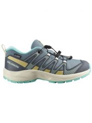 SALOMON Buty turystyczne "XA Pro V8" w kolorze niebieskim rozmiar: 34. Niebieskie obuwie trekkingowe damskie Salomon, bez zapięcia. Za 240.99 zł.