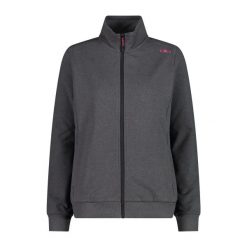 Damska bluza zapinana na zamek CMP. Szare bluzy damskie CMP, s, bez wzorów, z materiału, bez kaptura. Za 248.75 zł.