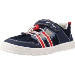 Sandały GARVALIN 252505G Niebieski. Niebieskie sandały damskie Garvalin, bez wzorów, z syntetyku, bez obcasa, bez zapięcia. Za 232.99 zł.