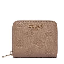 Portfel Guess. Brązowe portfele damskie Guess, z aplikacjami. Za 179.99 zł.