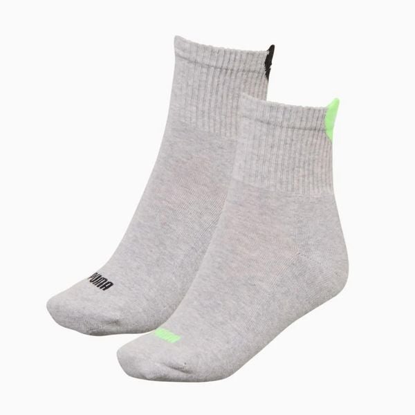 Puma Skarpety Heart Logo Crew 2-Pack 93855502. Szare skarpetki damskie Puma, bez wzorów, z bawełny. Za 62.11 zł.