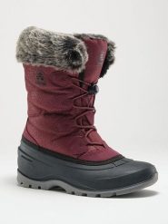 Kamik Kozaki zimowe "Momentum 3" w kolorze bordowym rozmiar: 37. Czerwone kozaki damskie Kamik, na zimę, z materiału, bez obcasa, bez zapięcia. Za 240.43 zł.