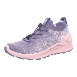 Buty trekkingowe damskie Lowa Fusion Low. Szare obuwie trekkingowe damskie Lowa, z materiału, bez zapięcia. Za 353.00 zł.