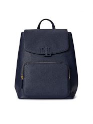 LAUREN RALPH LAUREN Plecak 431969355005 Granatowy. Niebieskie plecaki Lauren Ralph Lauren, bez wzorów, ze skóry. Za 1,799.00 zł.