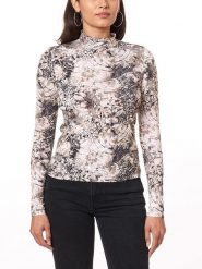Scotch & Soda Sweter w kolorze kremowo-beżowo-granatowym rozmiar: XS. Brązowe swetry klasyczne damskie Scotch & Soda, xs, z bawełny, bez kołnierzyka. Za 65.85 zł.