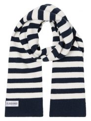 ELBSAND Szal "Noelle" w kolorze granatowo-białym rozmiar: onesize. Białe szaliki damskie ELBSAND, bez wzorów, z materiału. Za 82.99 zł.