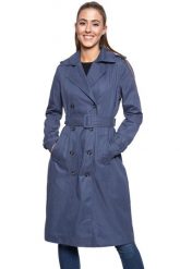 DAMSKI PŁASZCZ MUSTANG Heather Trenchcoat 1009874 5216. Brązowe płaszcze damskie Mustang, s, bez wzorów, bez kaptura. W wyprzedaży za 119.99 zł.