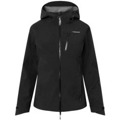 Kurtka damska VIKING Trek Pro 2.5 Lady. Czarne kurtki damskie Viking, l, bez wzorów, z materiału, z kapturem. Za 699.90 zł.