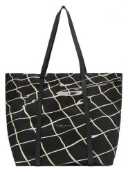 LIEBESKIND BERLIN Shopper bag "Aurora" w kolorze czarnym - 55 x 38 x 19 cm rozmiar: onesize. Czarne shopper bag Liebeskind Berlin, bez wzorów, z materiału, na ramię, bez dodatków. Za 316.24 zł.
