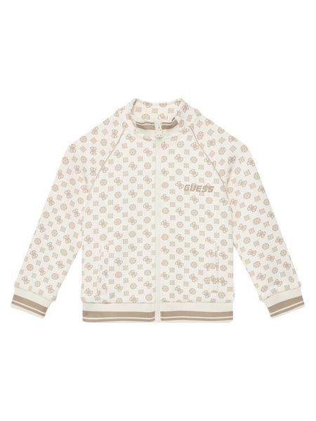 Guess Bluza J5YQ33 KB212 Écru Regular Fit. Bluzy dziewczęce Guess, z aplikacjami, z syntetyku, bez ramiączek, bez kaptura. Za 229.99 zł.