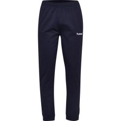 Spodnie dresowe sportowe dla dorosłych Hummel Go Cotton Pant. Niebieskie spodnie sportowe damskie Hummel, s, bez wzorów, z bawełny, z standardowym stanem, do piłki ręcznej. Za 214.00 zł.