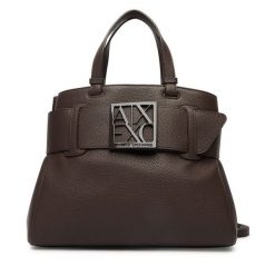 Torebka Armani Exchange. Brązowe torebki klasyczne damskie Armani Exchange, bez dodatków. Za 709.99 zł.