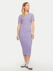 JJXX Sukienka dzianinowa Ellie 12254342 Fioletowy Slim Fit. Fioletowe sukienki damskie JJXX, bez wzorów, z dzianiny, bez ramiączek. Za 109.99 zł.
