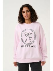Kaffe Bluza "Ellen" w kolorze jasnoróżowym rozmiar: XS. Różowe bluzy damskie Kaffe, xs, bez wzorów, z bawełny, bez kaptura. Za 100.99 zł.