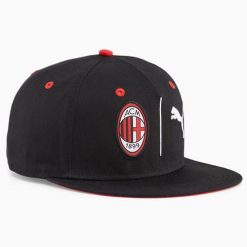 Czapka Z Daszkiem Puma Acm Fan Flatbrim Cap. Czarne czapki z daszkiem damskie Puma, z aplikacjami. Za 81.80 zł.
