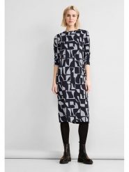 Street One Sukienka w kolorze granatowo-szarym rozmiar: 34. Niebieskie sukienki damskie Street One, bez wzorów, street, bez ramiączek. Za 173.99 zł.