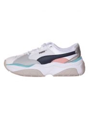 Puma Sneakersy "Storm. Y Metallic" w kolorze biało-beżowym rozmiar: 36. Białe obuwie sportowe damskie Puma, bez zapięcia. Za 82.64 zł.