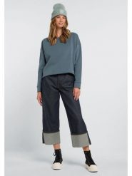 ELBSAND Bluza "Riane" w kolorze szaroniebieskim rozmiar: L. Niebieskie bluzy damskie ELBSAND, l, bez wzorów, bez kaptura. Za 139.54 zł.