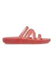 Crocs Klapki "Splash" w kolorze różowym rozmiar: 37/38. Różowe klapki damskie Crocs, bez wzorów, z otwartym noskiem, bez obcasa, bez zapięcia. Za 122.96 zł.
