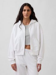GAP Bluza w kolorze białym rozmiar: S. Białe bluzy damskie GAP, s, bez wzorów, bez kaptura. Za 149.31 zł.