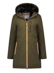 Geographical Norway Parka "Cassim" w kolorze khaki rozmiar: L. Brązowe parki damskie Geographical Norway, l, bez kaptura. Za 174.84 zł.