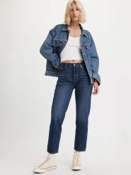 Levi's Dżinsy - Regular fit - w kolorze granatowym rozmiar: W27/L28. Niebieskie jeansy damskie Levi's. Za 188.85 zł.