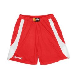 Szorty Spalding Jam. Czerwone spodenki sportowe damskie SPALDING, m, bez wzorów, z materiału, na fitness i siłownię. Za 162.00 zł.