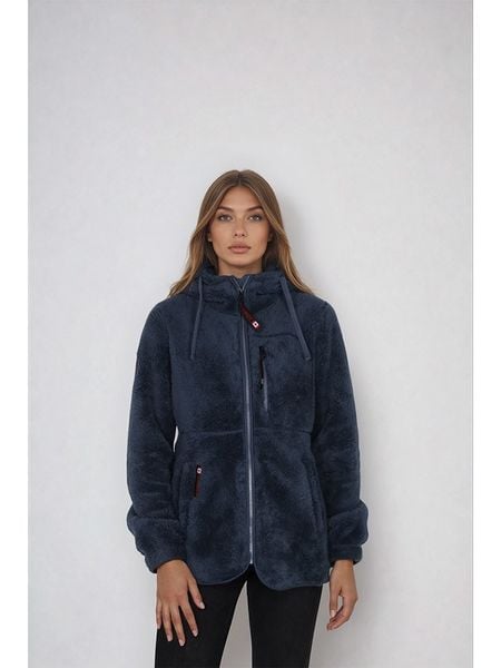 CANADA weather gear Kurtka polarowa w kolorze granatowym rozmiar: L. Niebieskie kurtki damskie CANADA weather gear, l, bez wzorów, z polaru, bez kaptura. Za 152.99 zł.