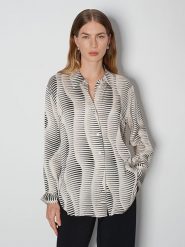 Someday Bluzka "Zauryn" w kolorze beżowo-szarym rozmiar: 40. Brązowe bluzki damskie someday., bez wzorów, z wiskozy, bez kołnierzyka, bez ramiączek. Za 173.99 zł.