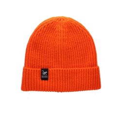 Czapka dzianinowa – z obszyciem /uniwersalny (Pomarańczowy). Żółte czapki damskie SURF MONKEY, bez wzorów, z dzianiny. Za 119.95 zł.