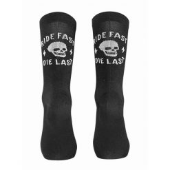 Skarpety rowerowe NORTHWAVE Ride Fast Die Last Sock czarny. Czarne skarpetki damskie Northwave, bez wzorów. Za 64.99 zł.
