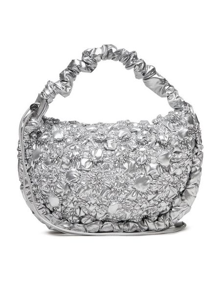 Desigual Torebka Flossy 24WAXA18 Srebrny. Szare torebki klasyczne damskie Desigual, z poliesteru, bez dodatków. Za 219.99 zł.