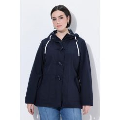 Damskie Kurtka softshellowa HYPRAR hydrofobowa guziki-kołki. Niebieskie kurtki sportowe damskie Ulla Popken, plus size, bez wzorów, z materiału, bez kaptura. Za 479.99 zł.