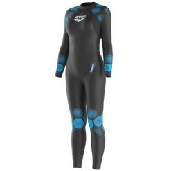 Pianka Triathlonowa damska Arena Thunder Wetsuit neoprenowa. Czarne kombinezony damskie Arena, s, bez wzorów, z neoprenu, bez kołnierzyka, bez ramiączek. Za 1,758.90 zł.