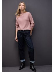 Street One Sweter w kolorze jasnoróżowym rozmiar: 38. Różowe swetry klasyczne damskie Street One, bez kołnierzyka. Za 188.40 zł.