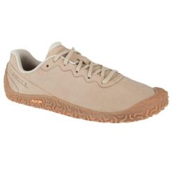 Buty do biegania damskie Merrell Vapor Glove 6 LTR. Brązowe obuwie sportowe damskie Merrell, z gumy, bez zapięcia, do biegania. Za 675.00 zł.