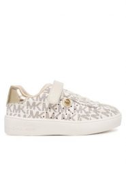 MICHAEL Michael Kors Sneakersy MK02485256 Beżowy. Brązowe buty sportowe dziewczęce MICHAEL Michael Kors, bez wzorów, ze skóry, bez zapięcia. Za 279.99 zł.