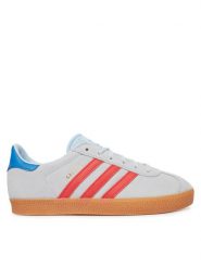 Adidas Sneakersy Gazelle IH6469 Niebieski jasny. Niebieskie buty sportowe chłopięce Adidas, ze skóry, bez zapięcia. Za 329.99 zł.