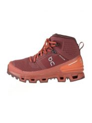 ON RUNNING Botki "Cloudrock 2" w kolorze bordowo-pomarańczowym rozmiar: 40,5. Czerwone botki damskie On Running, z materiału, bez obcasa, bez zapięcia. Za 587.41 zł.