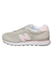 New Balance Skórzane sneakersy "515" w kolorze beżowo-jasnoróżowym rozmiar: 37. Brązowe obuwie sportowe damskie New Balance, ze skóry, bez zapięcia. Za 285.49 zł.