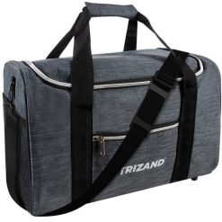 Torba do Samolotu Bagaż Podręczny 40x20x25 Podróżna Bagaż Podróżny Sportowa. Szare torby podróżne TRIZAND, bez wzorów, z materiału, duże. Za 46.90 zł.
